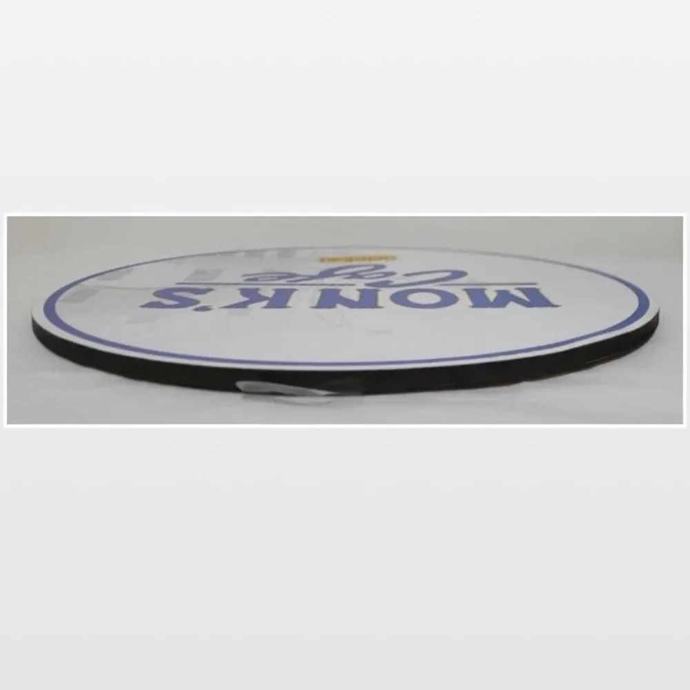 New White Painted Wood Seinfeld Home Sign
